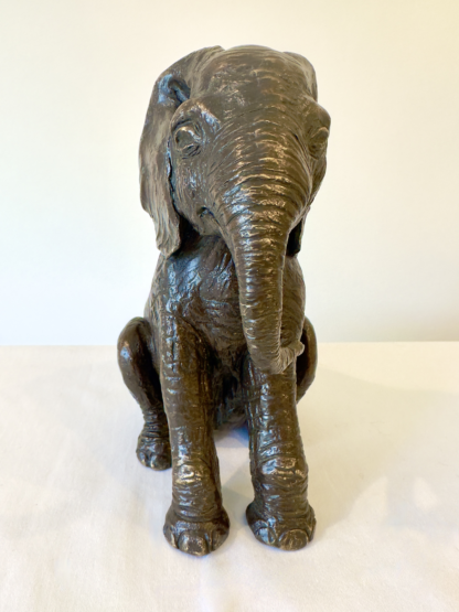 Bronze baby African Elephant bronze sculpture