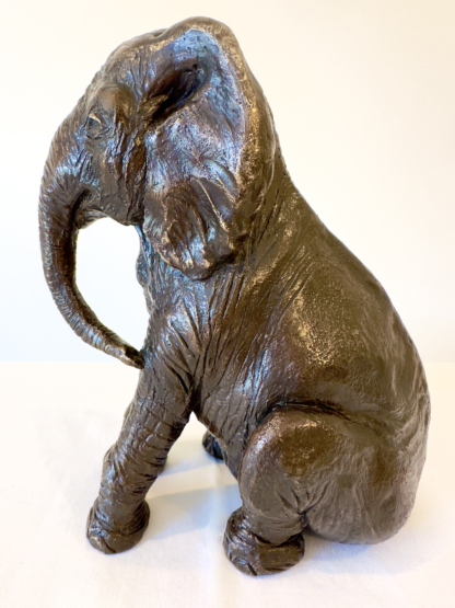 Bronze baby African Elephant bronze sculpture