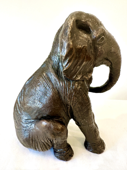 Bronze baby African Elephant bronze sculpture