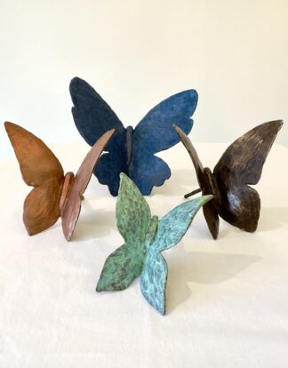 Four Butterflies Collection sculpture by Jilly Vainer